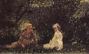 Winslow Homer Hawk Farm scenery oil painting artist